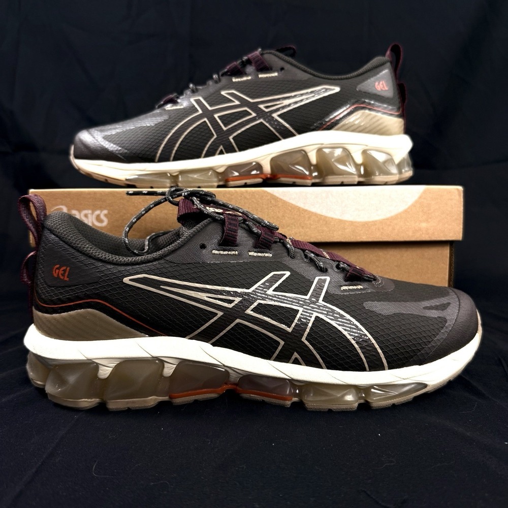Men's Size 7.5 ASICS GEL-Quantum 360 VII Dark Sepia Greige Athleisure Sneakers